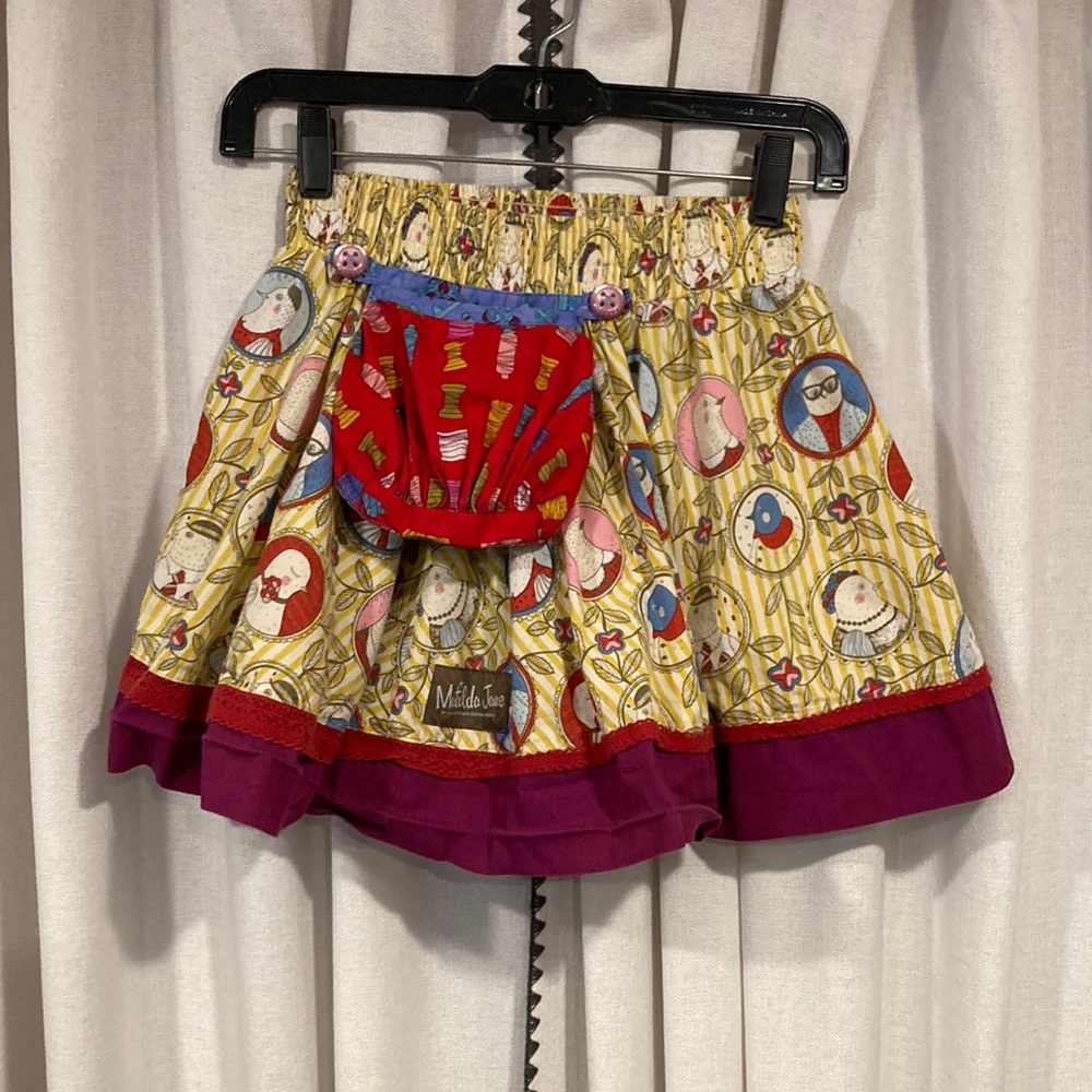 Girls Matilda Jane Paint by numbers skirt size 8